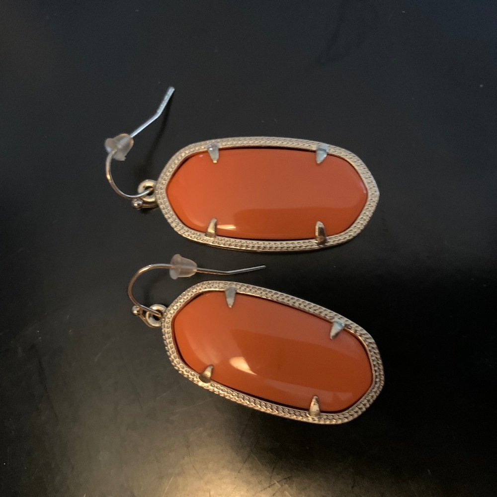 Kendra Scott Orange Earrings